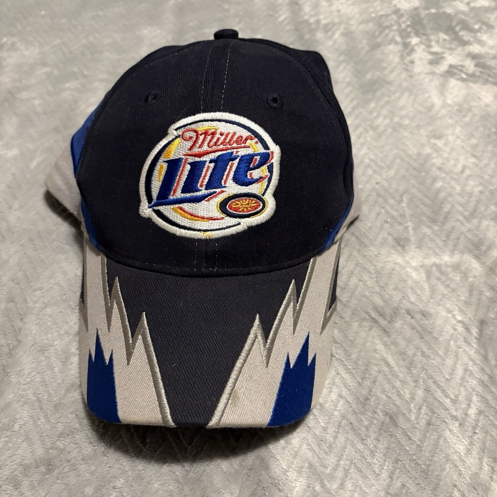 Rusty Wallace Miller Lite Rusty's Last Call #2 Adjustable Ball Cap Hat Nascar